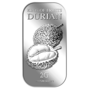 2G Durian (Series 2) Silver Bar 999