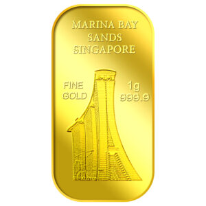 1G SG Marina Bay Sand gold bar 99.99